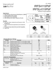 IRFS4115PBF datasheet.datasheet_page 1