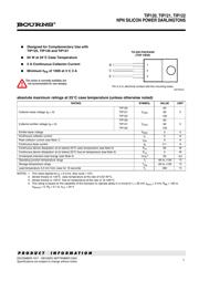 TIP120 数据规格书 1