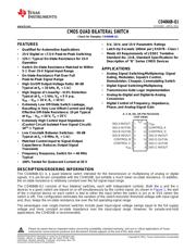 CD4066BQDRQ1 datasheet.datasheet_page 1