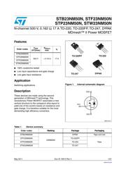 STP23NM50N datasheet.datasheet_page 1