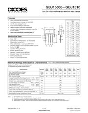 GBJ1506 Datenblatt PDF