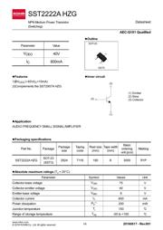 SST2222AHZGT116 数据规格书 1