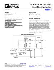 AD9859YSVZ Datenblatt PDF