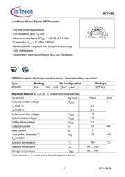 BFP405 H6740 datasheet.datasheet_page 1