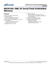 M25P10-AVMN6PYA datasheet.datasheet_page 1