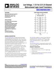ADG3308BCPZ-REEL7 Datenblatt PDF