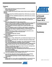 ATSAM3S8CA-CU 数据规格书 1