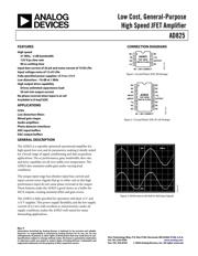 AD825AR datasheet.datasheet_page 1