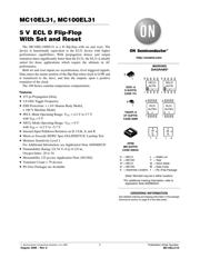 MC10EL31DTR2 数据规格书 1