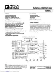 AD1836AASZRL Datenblatt PDF