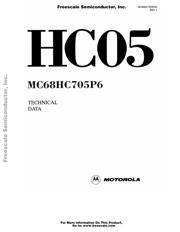 MC68HC705P6 datasheet.datasheet_page 1