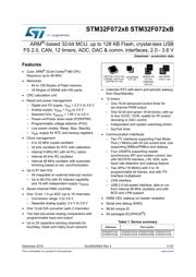 STM32F072C8U7 数据规格书 1