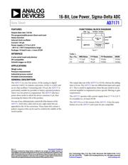 AD7171BCPZ-500RL7 datasheet.datasheet_page 1