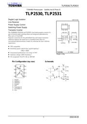 TLP2531 Datenblatt PDF