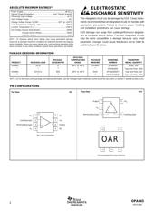 OPA843IDBVT 数据规格书 2