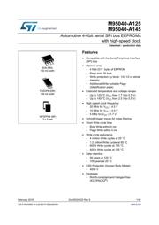 M95040-DRMN3TP/K Datenblatt PDF