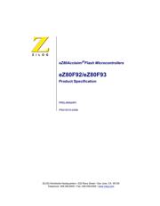 EZ80F93AZ020EC00TR datasheet.datasheet_page 1