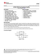 LMC662AIN/NOPB Datenblatt PDF