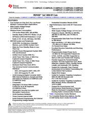 CC430F6137IRGCR Datenblatt PDF