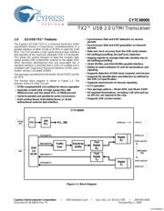 CY7C68000-56PVXCT 数据规格书 1