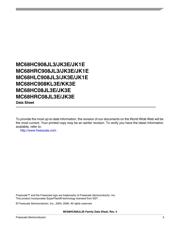MC68HC908JL3ECP 数据规格书 3