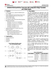 SN74AVC4T245PWR Datenblatt PDF