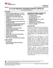 TPS40170MRGYTEP Datenblatt PDF