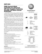 NCP1203P60 Datenblatt PDF