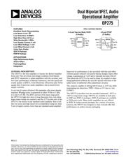 OP275GSZ-REEL7 datasheet.datasheet_page 1