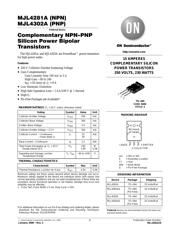 MJL4281A Datenblatt PDF