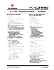 PIC16F1508-I/SS Datenblatt PDF