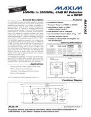 MAX4003 datasheet.datasheet_page 1