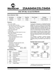 25LC640-I/SN 数据手册