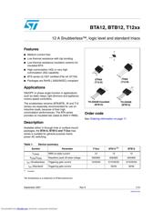 BTB12 datasheet.datasheet_page 1