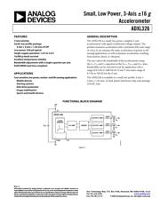 ADXL326BCPZ 数据规格书 1