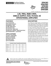 OPA2363IDGSRG4 datasheet.datasheet_page 1