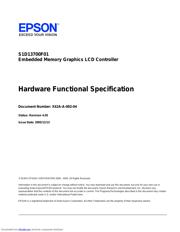 S1D13700F01 datasheet.datasheet_page 1