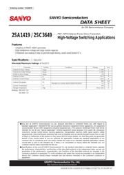 2SA1419T-TD datasheet.datasheet_page 1