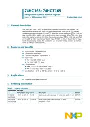 74HC165PW118 datasheet.datasheet_page 1