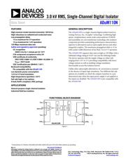 ADUM110N0BRZ 数据规格书 1