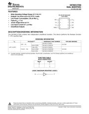 SN74HCU7204PW datasheet.datasheet_page 1