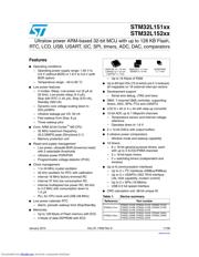 STM32L152R8 datasheet.datasheet_page 1