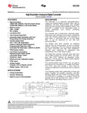 ADS1282IPW Datenblatt PDF