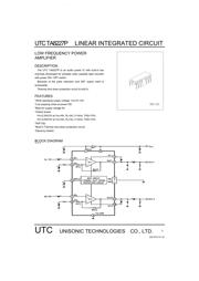 TA8227P datasheet.datasheet_page 1