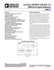 AD9913/PCBZ Datenblatt PDF