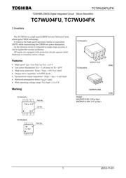 TC7WU04FKTE85L datasheet.datasheet_page 1