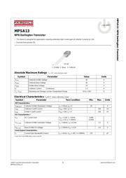 MPSA13 数据规格书 1