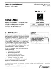 MKW01Z128CHN 数据规格书 1