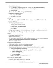 MKW01Z128CHN 数据规格书 4
