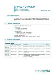 74HC27D,652 datasheet.datasheet_page 1